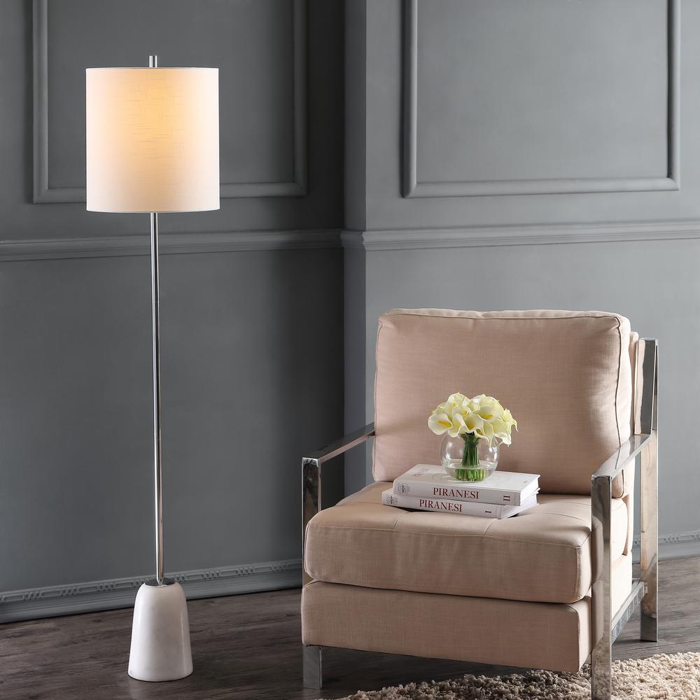 Lincoln Marble/Metal LED Floor Lamp. Picture 5