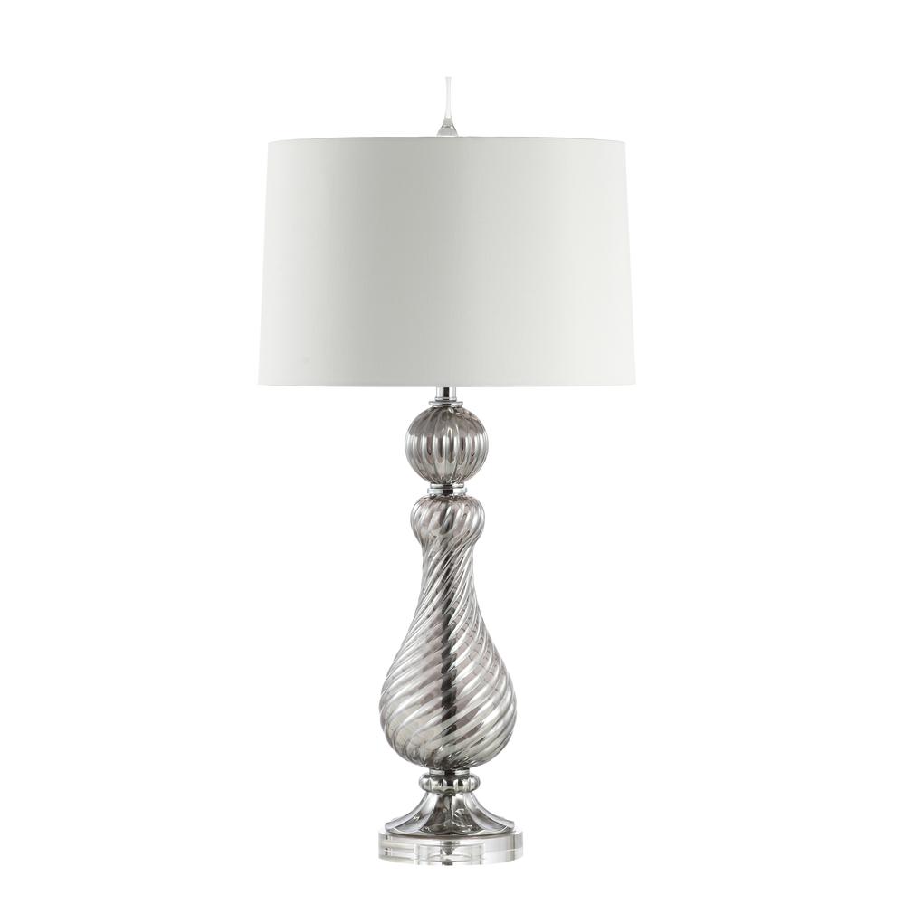 Murano Swirled Crystalglass LED Table Lamp. Picture 2