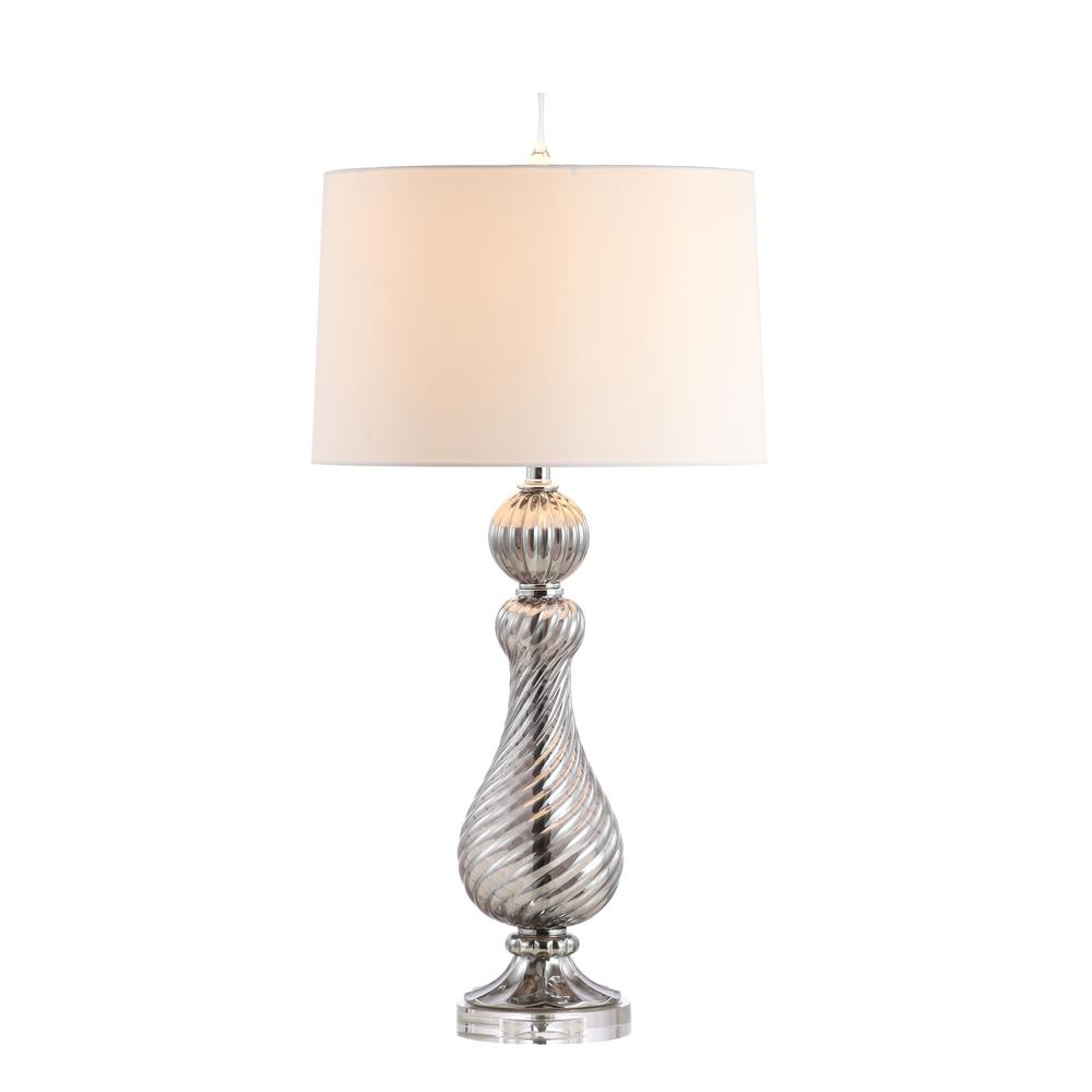 Murano Swirled Crystalglass LED Table Lamp. Picture 1