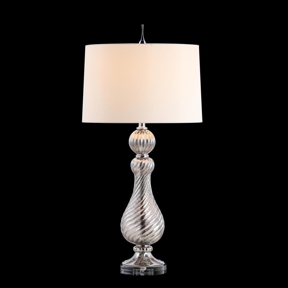 Murano Swirled Crystalglass LED Table Lamp. Picture 3