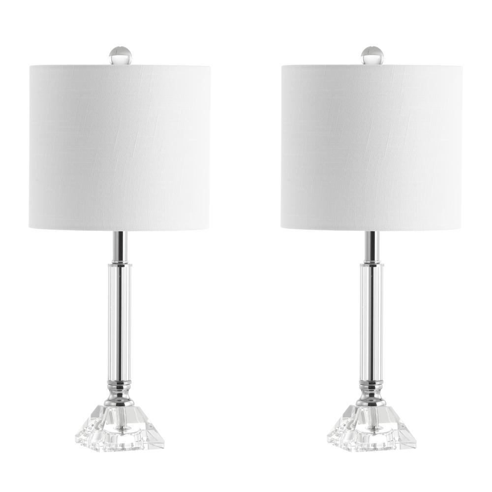 Dana Crystal Columnmetal LED Table Lamp (Set of 2). Picture 2