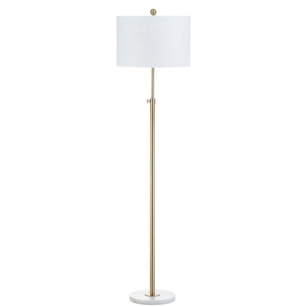 June Adjustable Metal/Marble LED Floor Lamp. Picture 2