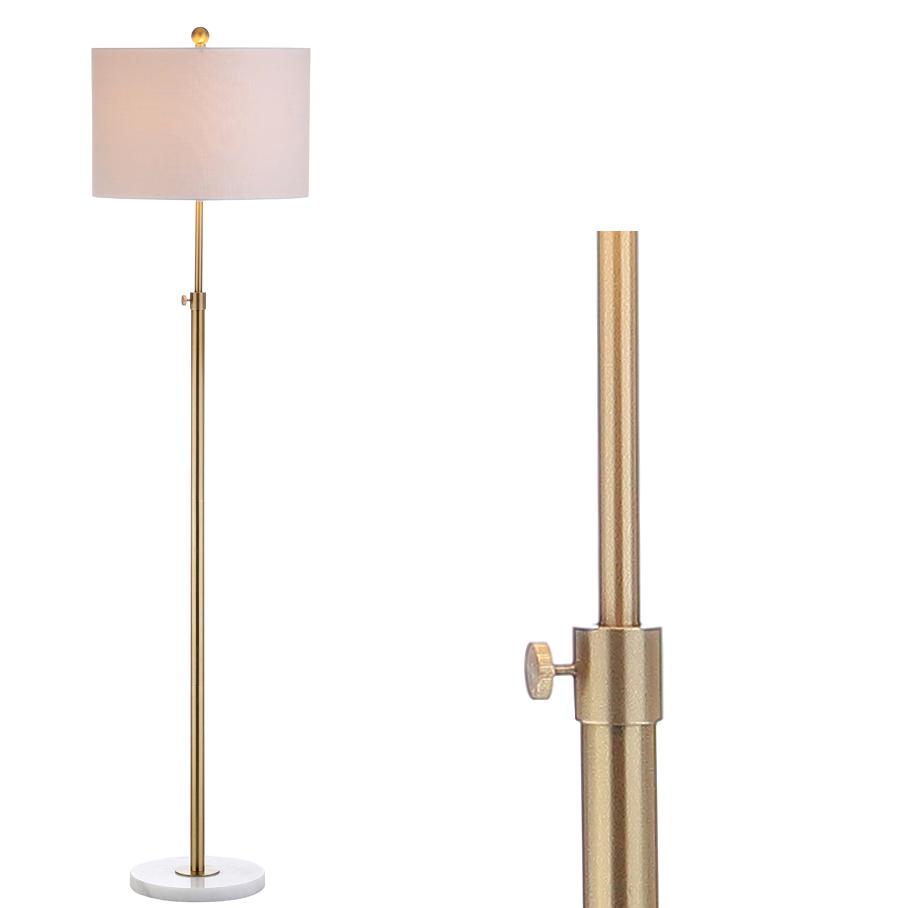 June Adjustable Metal/Marble LED Floor Lamp. Picture 8