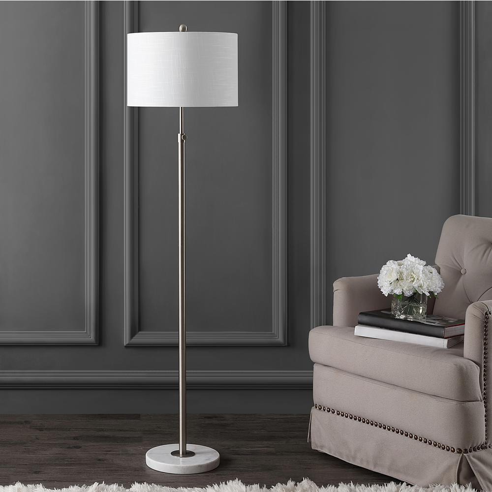 June Adjustable Metal/Marble LED Floor Lamp. Picture 6