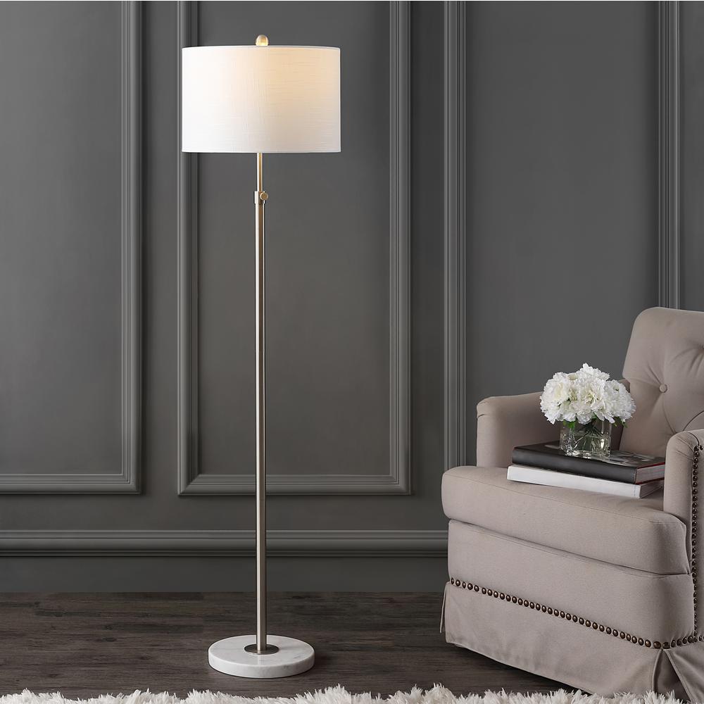 June Adjustable Metal/Marble LED Floor Lamp. Picture 5