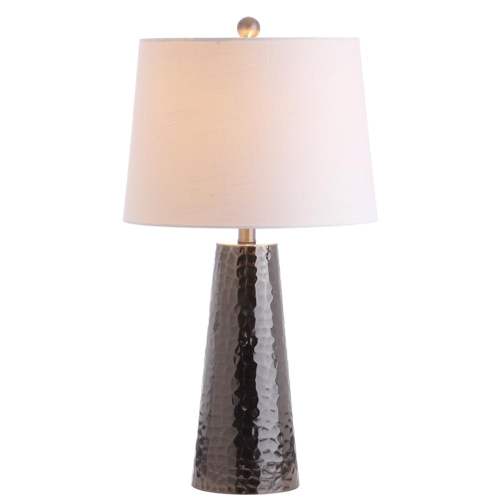 Wells Hammered Metal LED Table Lamp. Picture 1