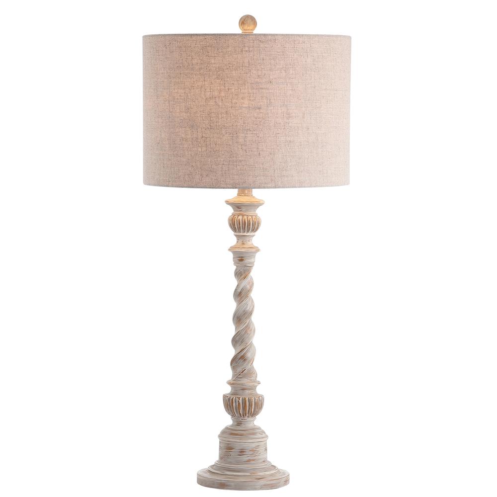 Regent Rustic Resin LED Table Lamp. Picture 1