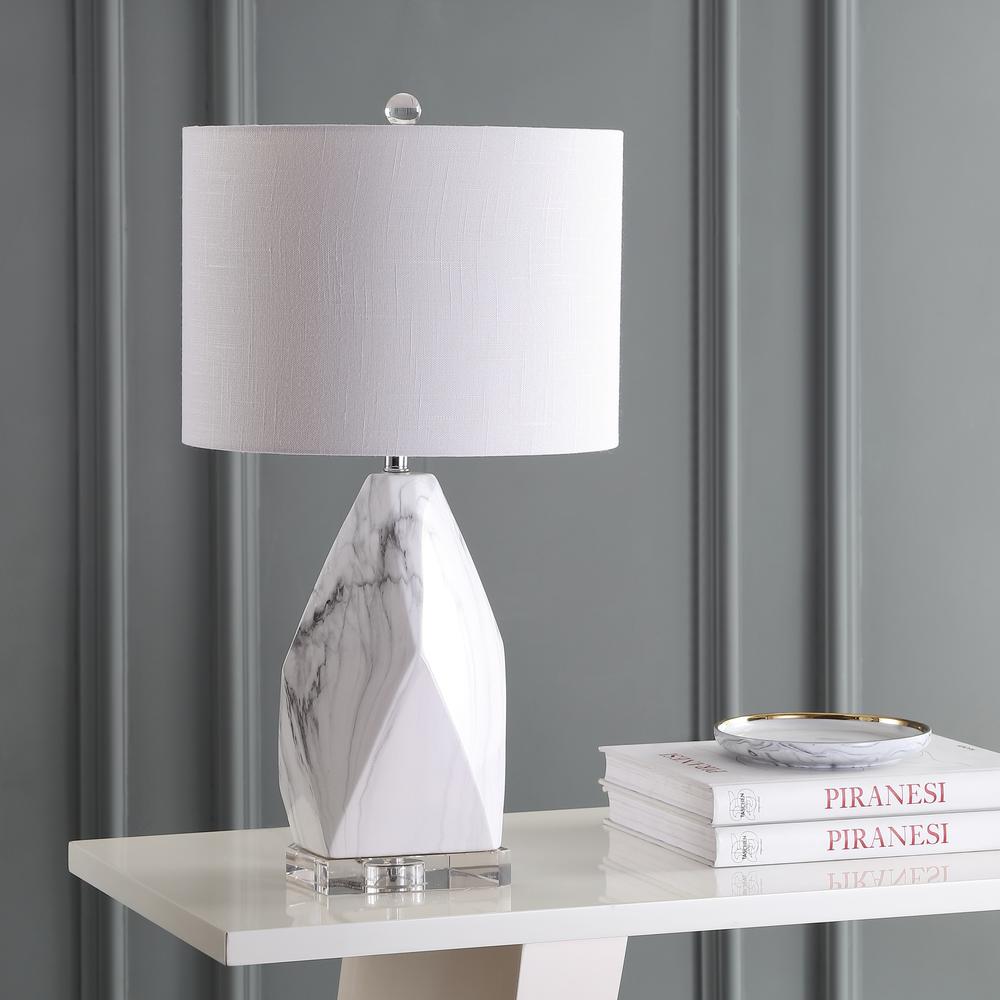 Oslo Ceramic Marblecrystal LED Table Lamp. Picture 6