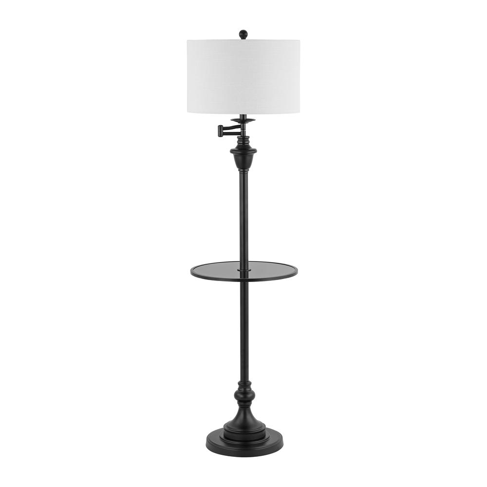 Cora Metal/Glass LED Side Table and Floor Lamp. Picture 5