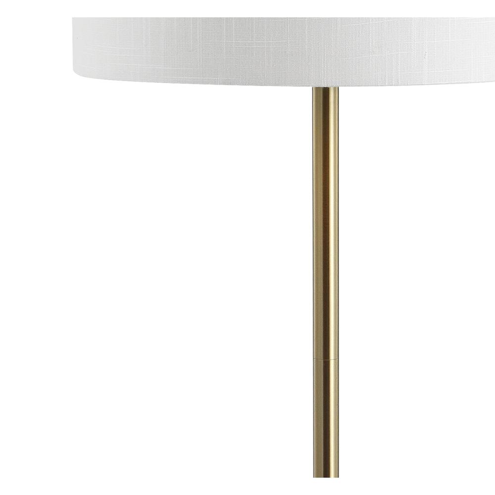Charles Metal/Glass Led Side Table And Floor Lamp. Picture 3