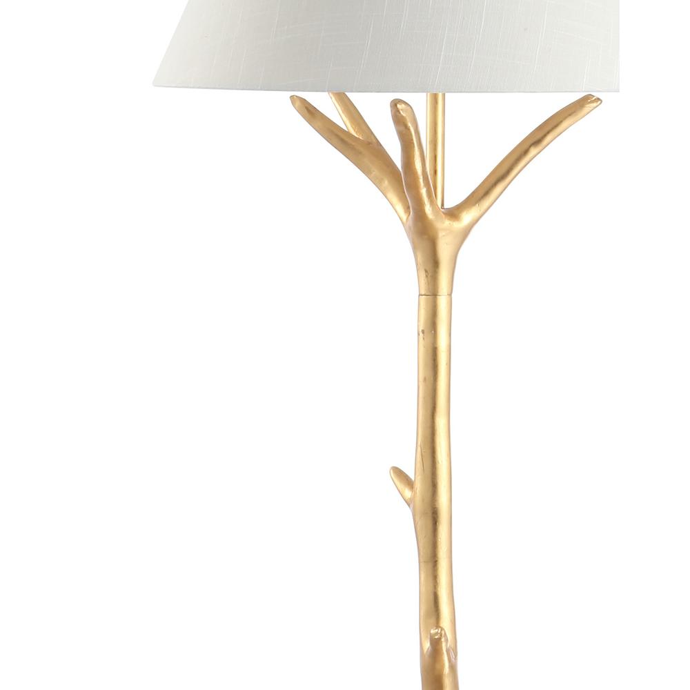 Arbor Faux Bois Resin LED Floor Lamp. Picture 3