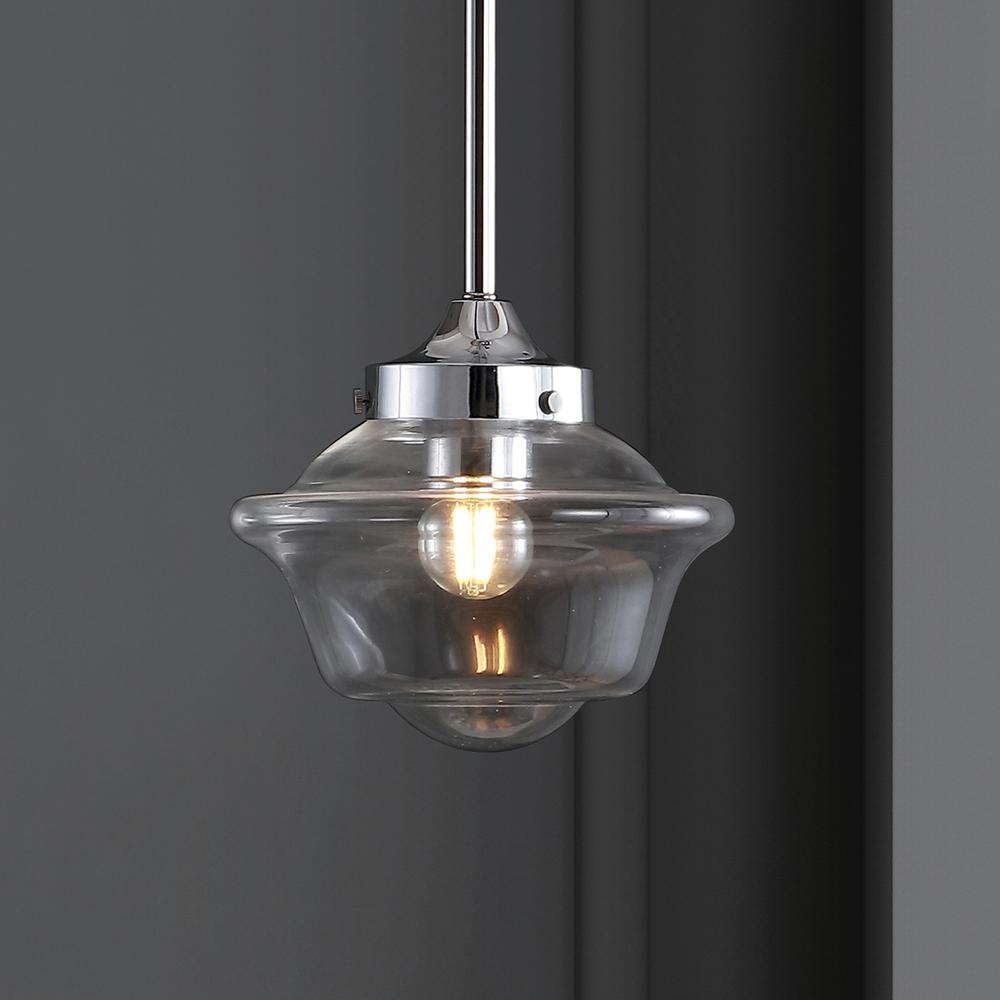 Kurtz Adjustable Drop Metal/Glass LED Pendant. Picture 11