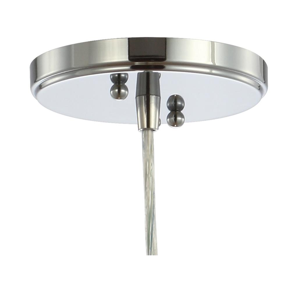 Cleo Adjustable Metal/Glass LED Pendant. Picture 4