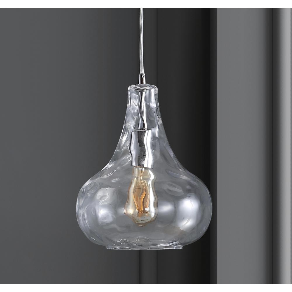 Ferano Adjustable Metal/Glass LED Pendant. Picture 6