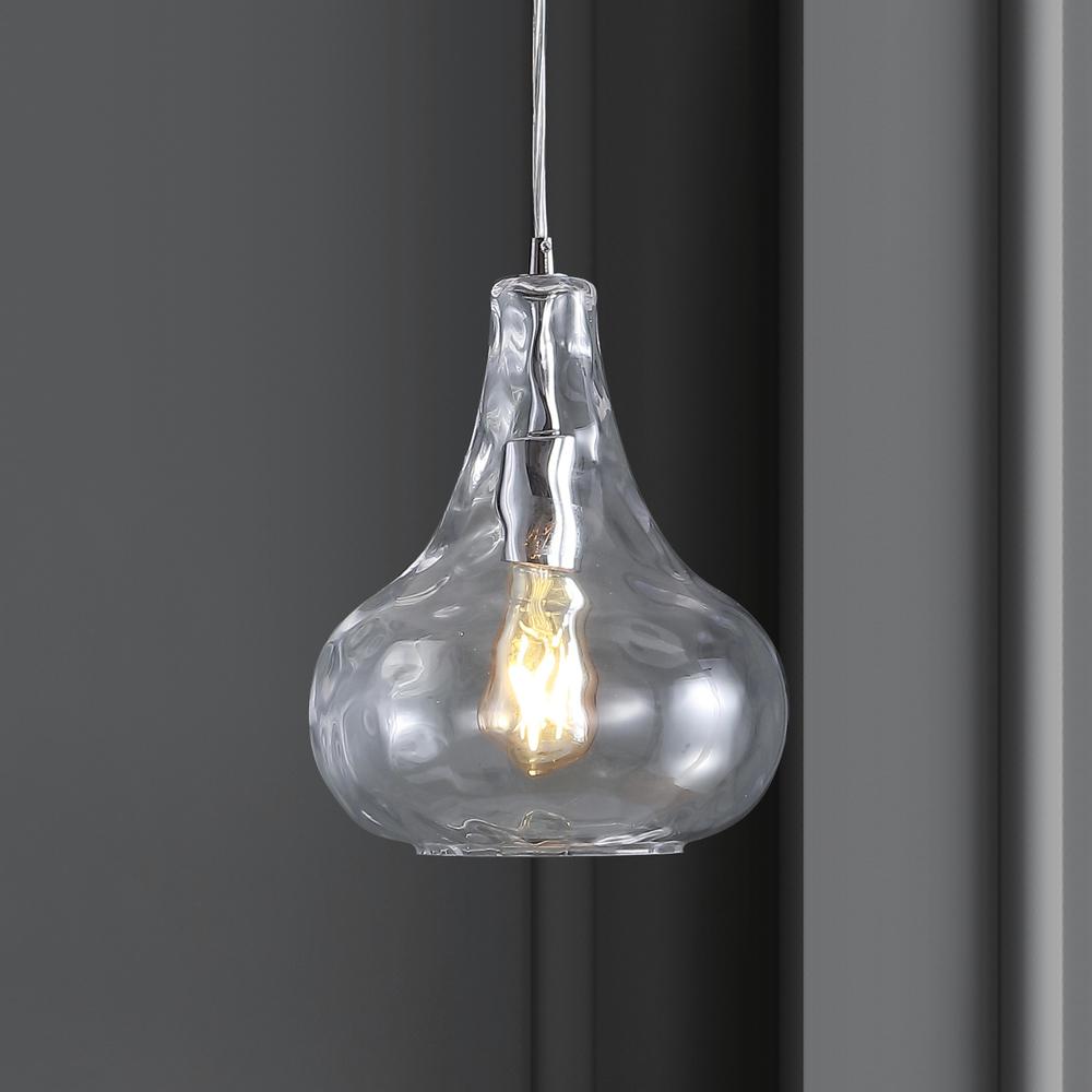 Ferano Adjustable Metal/Glass LED Pendant. Picture 5