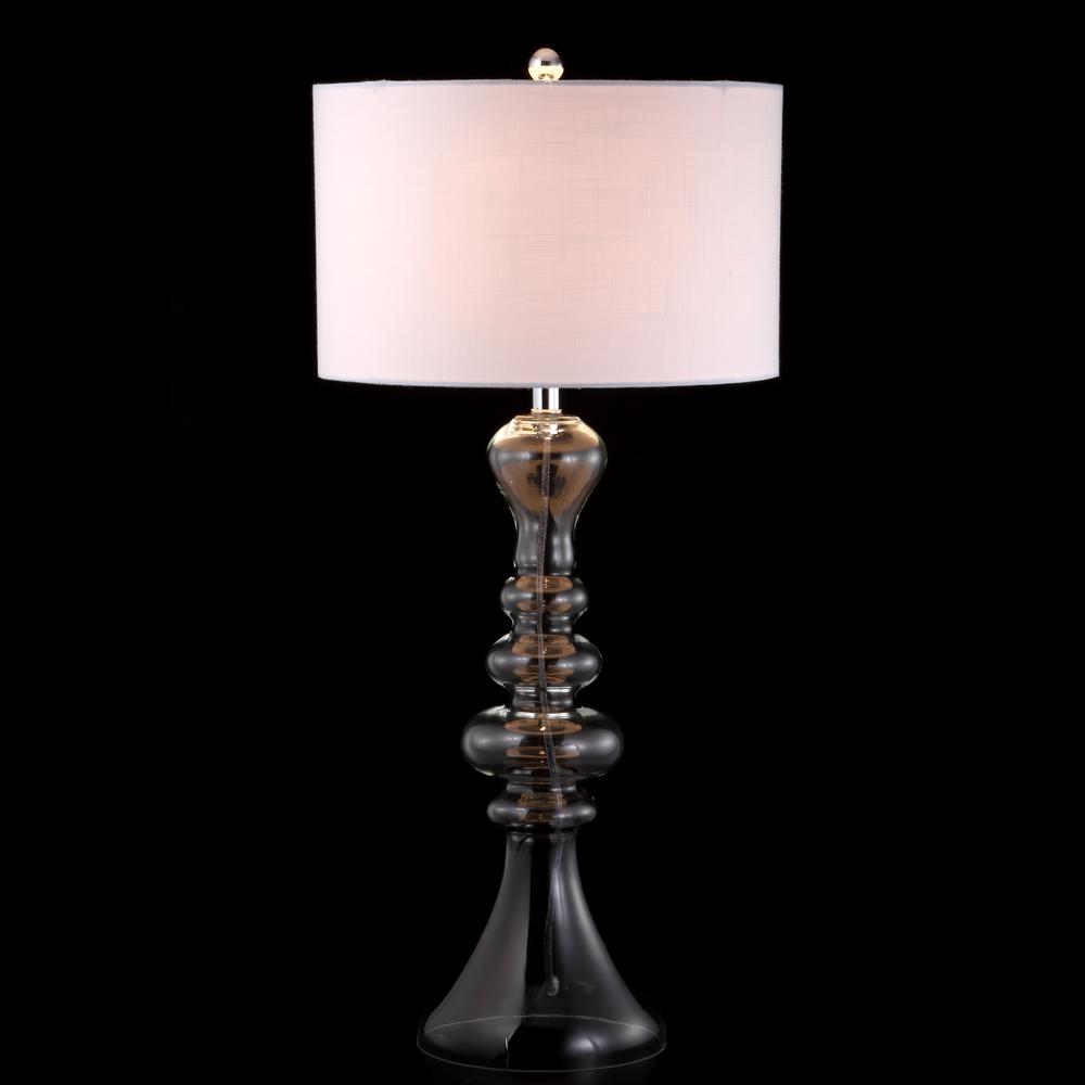 Madeline Curved Glass LED Table Lamp. Picture 3