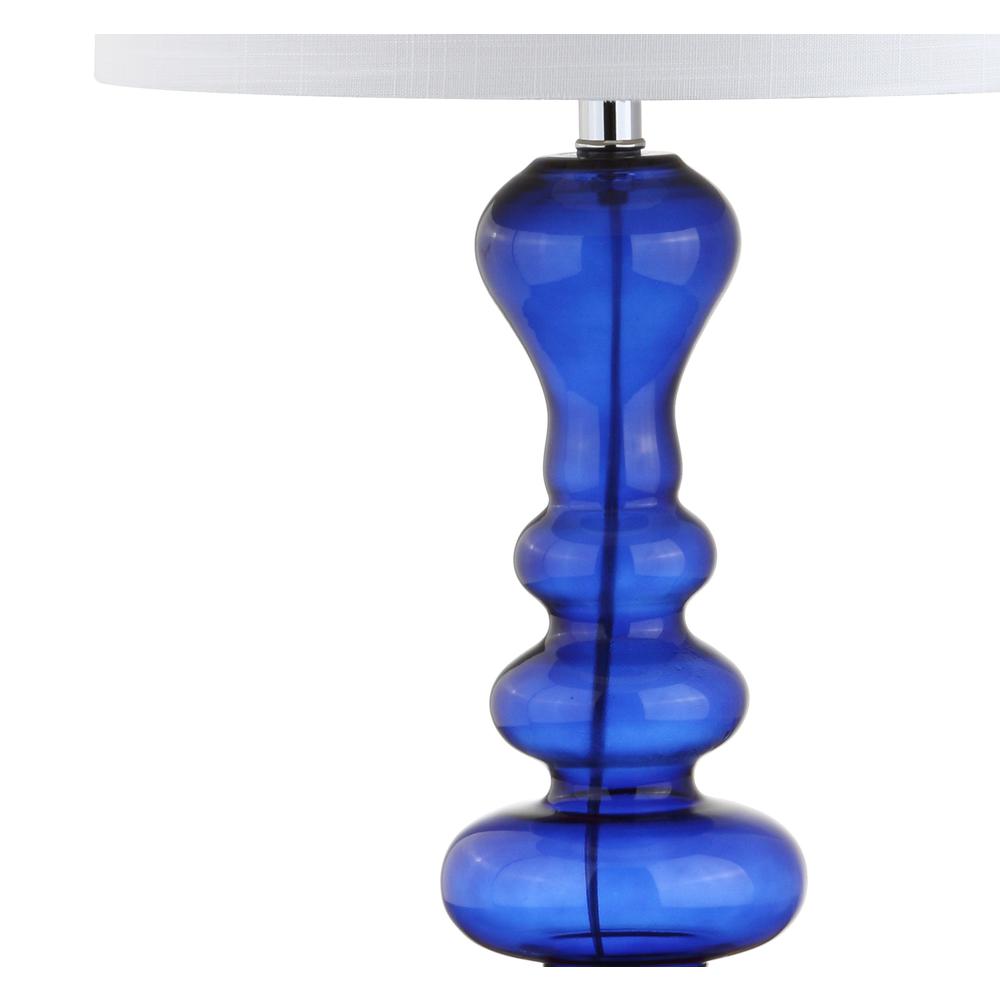 Madeline Curved Glass LED Table Lamp. Picture 3