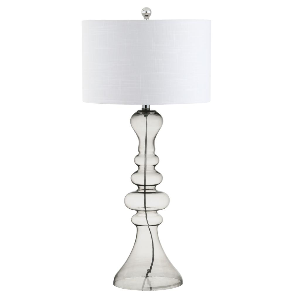 Madeline Curved Glass LED Table Lamp. Picture 2