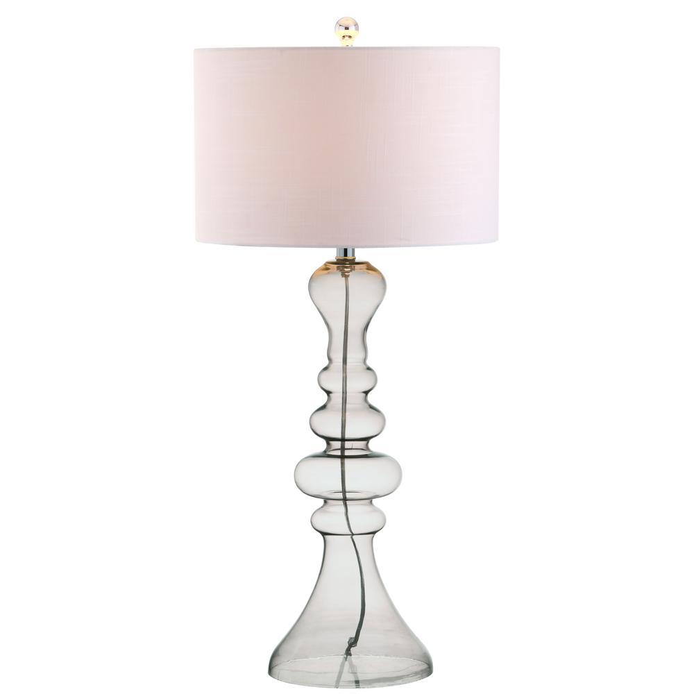 Madeline Curved Glass LED Table Lamp. Picture 1