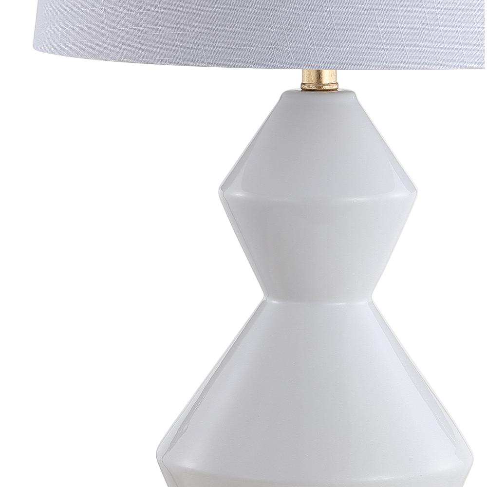 Alba Geometric Ceramicmetal LED Table Lamp. Picture 3