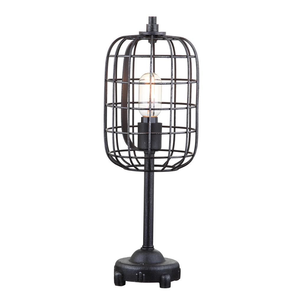 Odette Industrial Metal Table Lamp. Picture 1