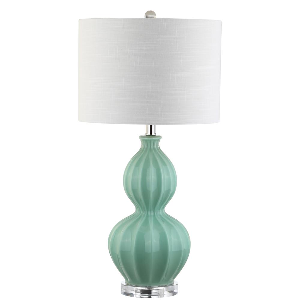 Faye Glass LED Table Lamp. Picture 2