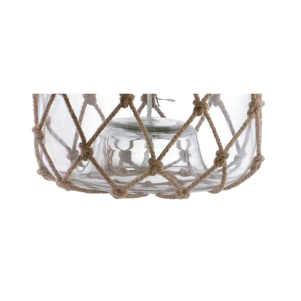 Mer Glass and Rope LED Table Lamp. Picture 4