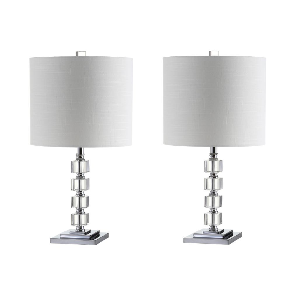 Barnard LED Crystal/Metal Table Lamp (Set of 2). Picture 2