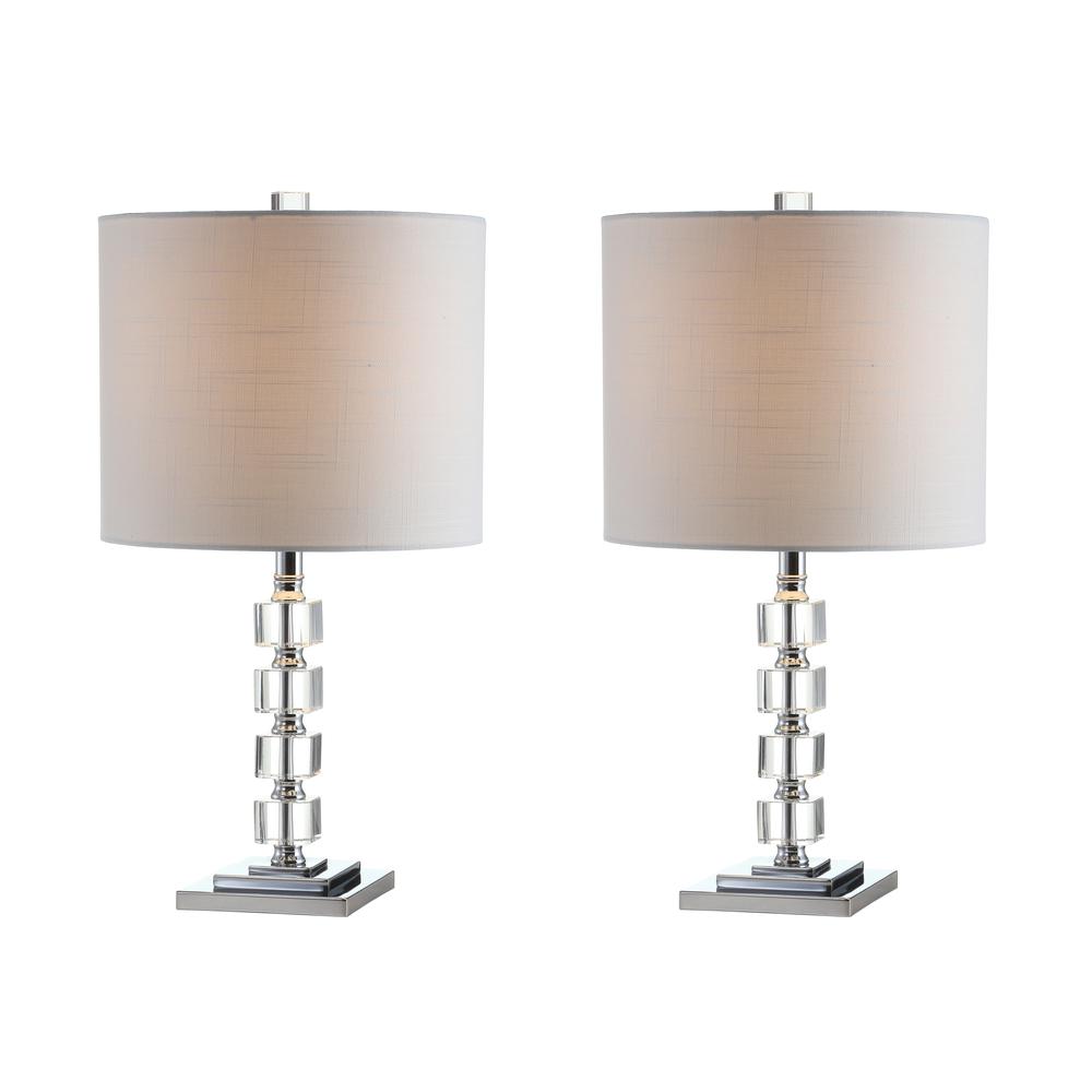 Barnard LED Crystal/Metal Table Lamp (Set of 2). Picture 1