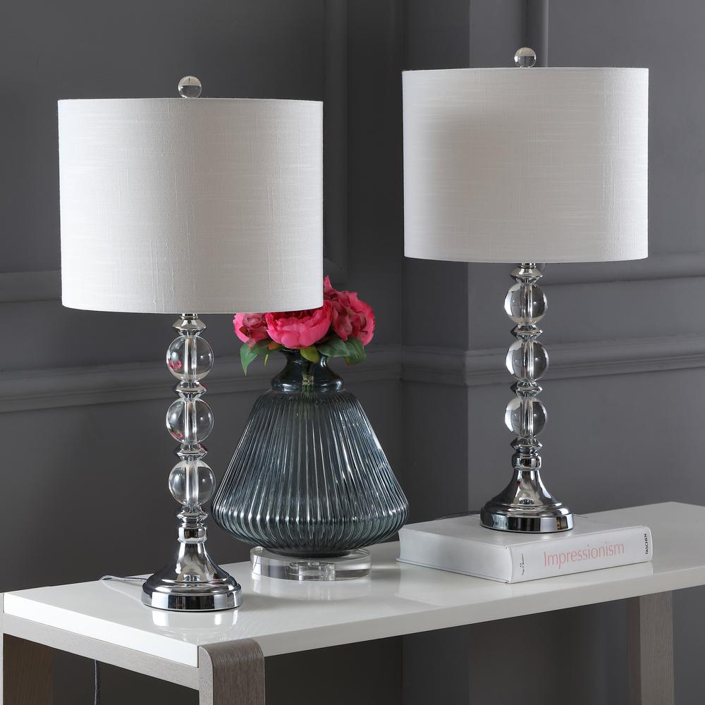 Paul Crystal/Metal LED Table Lamp (Set of 2). Picture 8