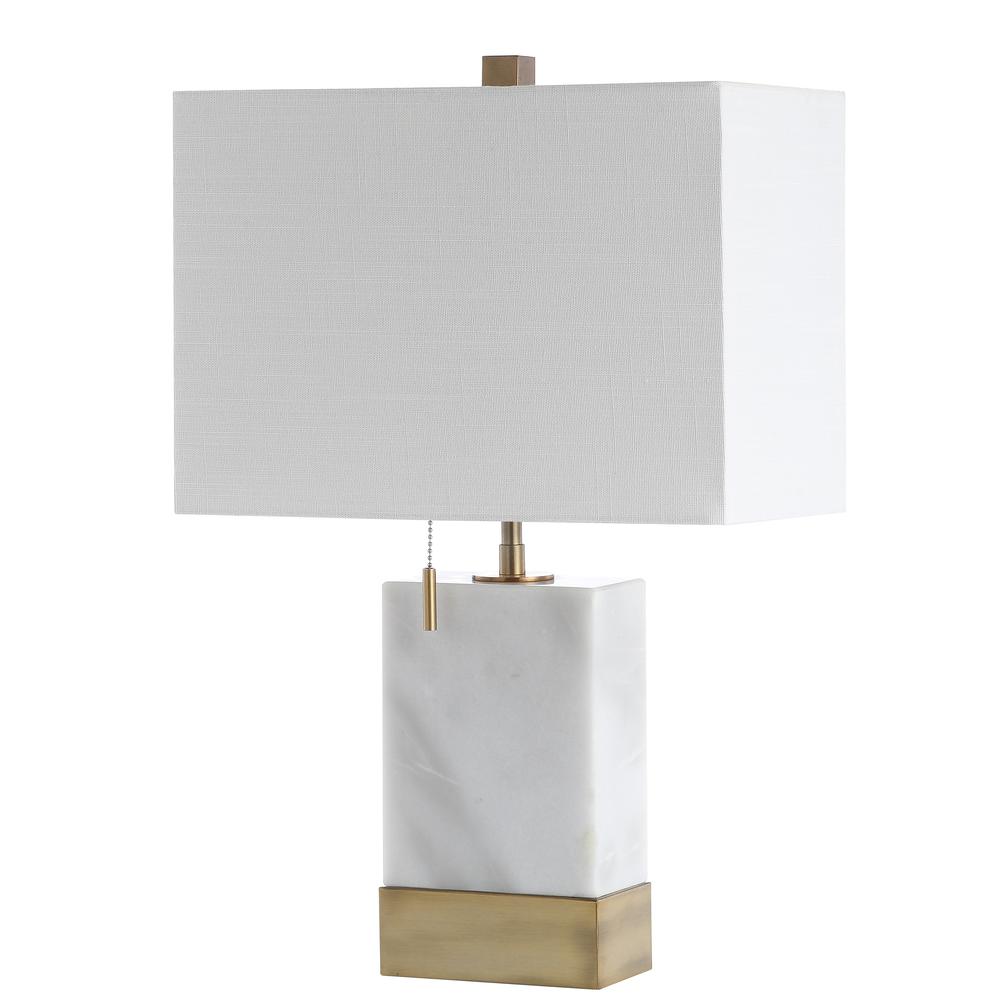 Trevor Marbleiron Gold Modern Console Led Table Lamp. Picture 2