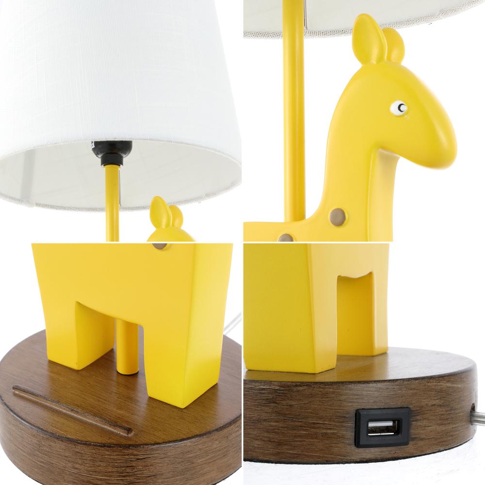 Ellie Bohemian Designer Iron/Resin Elephant Led Kids' Table Lamp. Picture 7