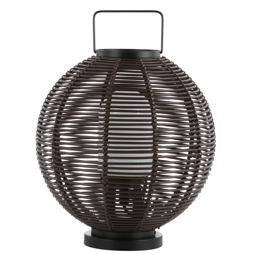 Jigu Outdoor Woven Globe Asian LED Lantern. Picture 2