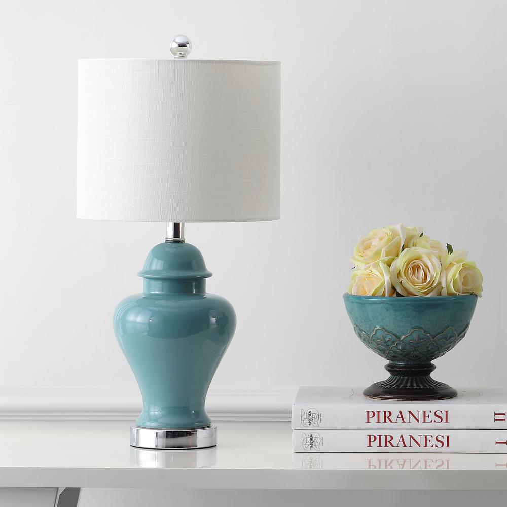Qin Ceramiciron Classic Cottage LED Table Lamp (Set of 2). Picture 8