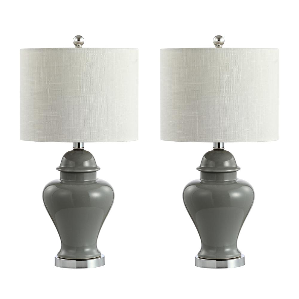 Qin Ceramiciron Classic Cottage LED Table Lamp (Set of 2). Picture 2