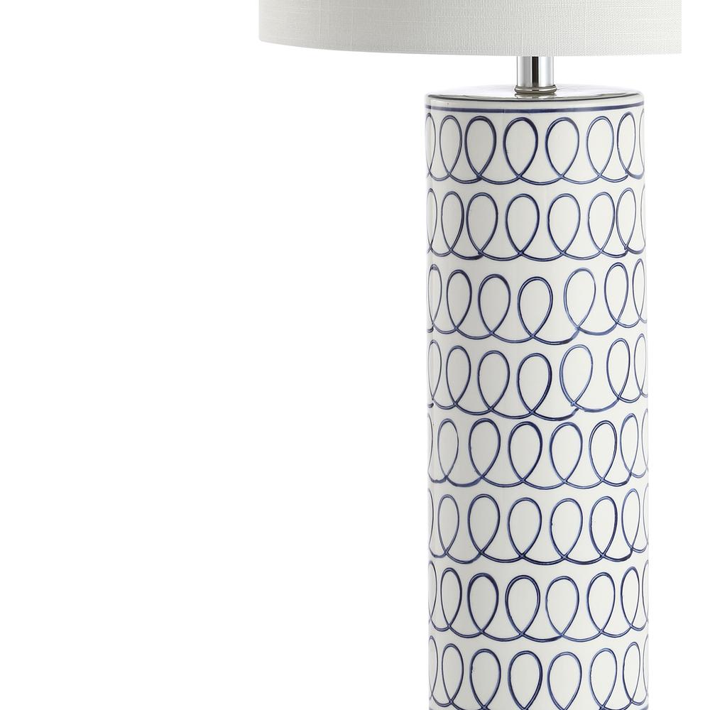 Loop Ceramic Modern Column LED Table Lamp. Picture 3