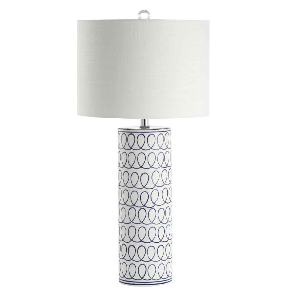Loop Ceramic Modern Column LED Table Lamp. Picture 2