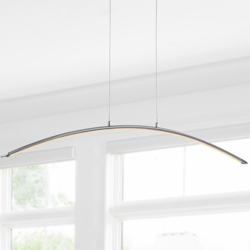 Roxanna Dimmable Adjustable Integrated Led Metal Linear Pendant. Picture 10