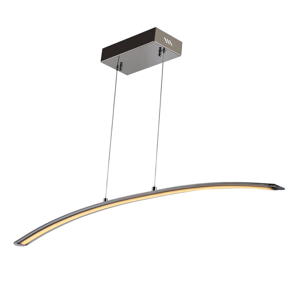 Roxanna Dimmable Adjustable Integrated LED Metal Linear Pendant. Picture 7