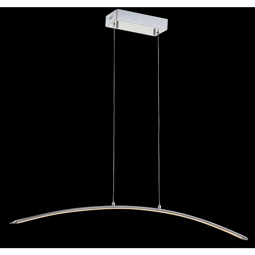 Roxanna Dimmable Adjustable Integrated Led Metal Linear Pendant. Picture 3