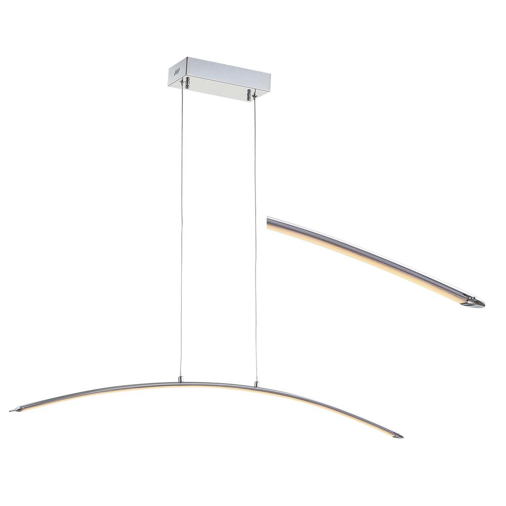 Roxanna Dimmable Adjustable Integrated LED Metal Linear Pendant. Picture 9