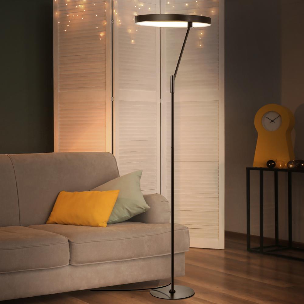 Owen Integrated LED Metal Floor Lamp. Picture 9