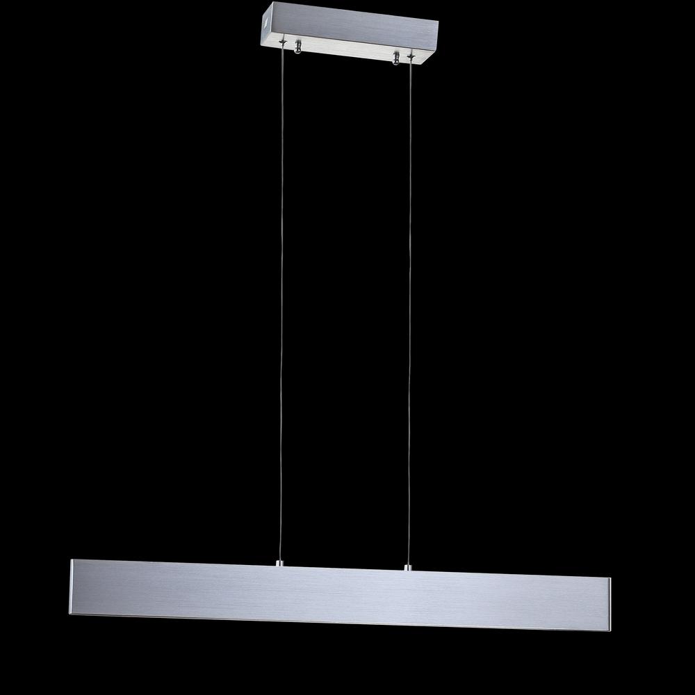 Draper Dimmable Adjustable Integrated LED Metal Linear Pendant. Picture 4