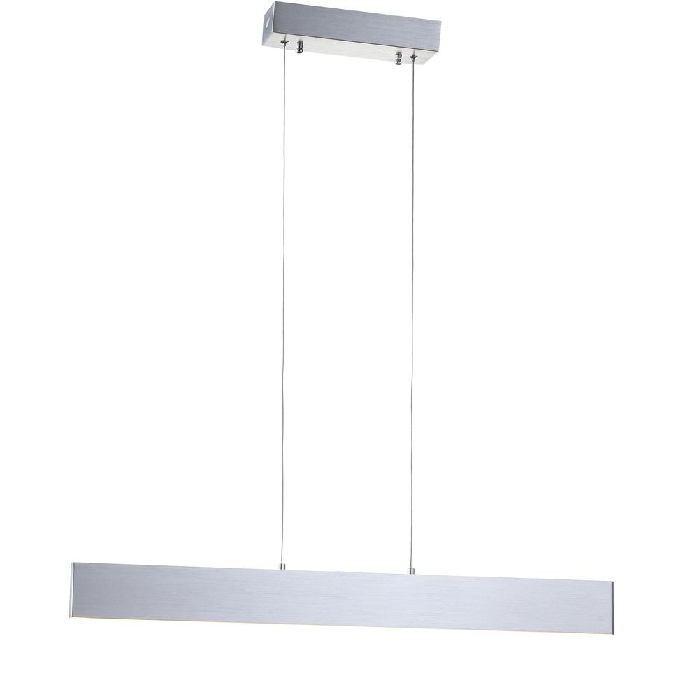 Draper Dimmable Adjustable Integrated LED Metal Linear Pendant. Picture 1