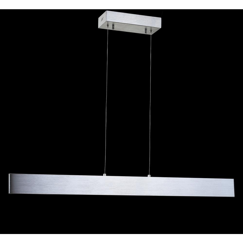 Draper Dimmable Adjustable Integrated LED Metal Linear Pendant. Picture 4