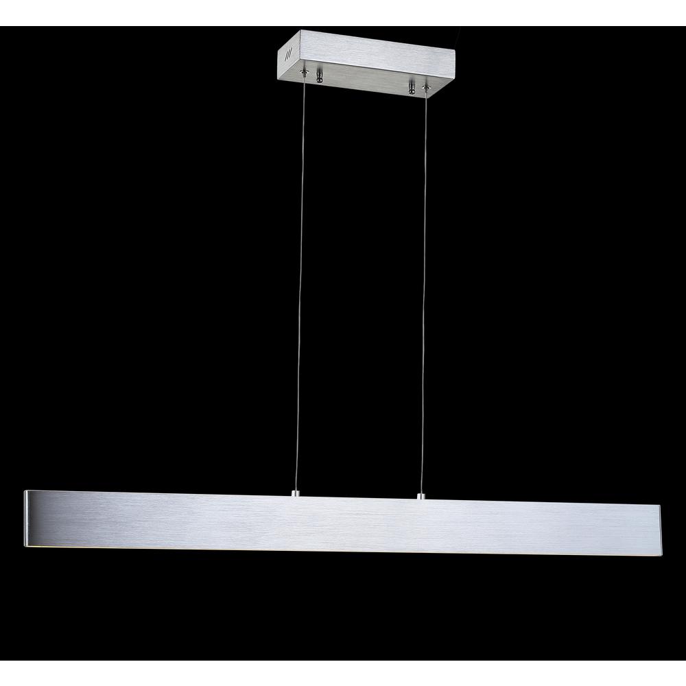 Draper Dimmable Adjustable Integrated LED Metal Linear Pendant. Picture 3