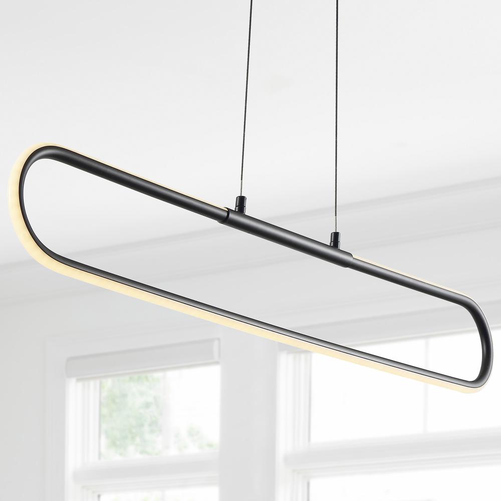Ned Dimmable Adjustable Integrated LED Metal Linear Pendant. Picture 10