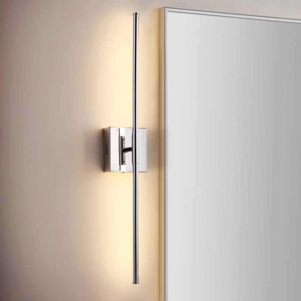 Makena Dimmable Integrated LED Metal Wall Sconce. Picture 10