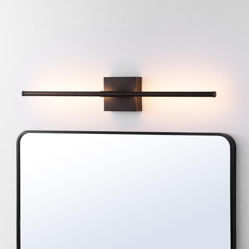 Makena Dimmable Integrated LED Metal Wall Sconce. Picture 7