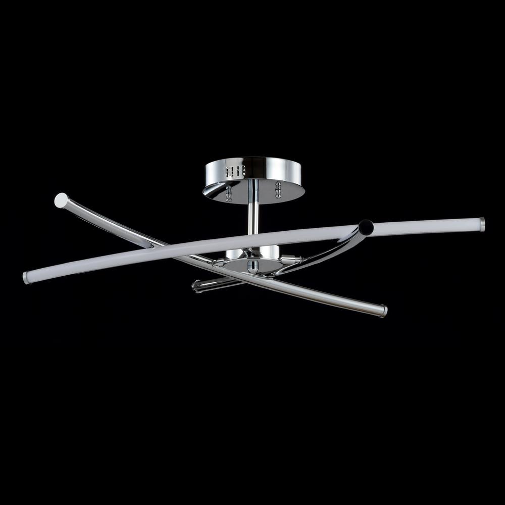 Crucis Modern Metal Integrated LED Semi Flush Mount. Picture 4